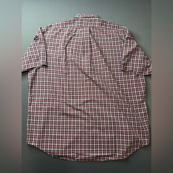 Ralph Lauren Men’s XL Blake Button Down Red White Blue plaid 100% cotton #984 - Picture 4 of 4